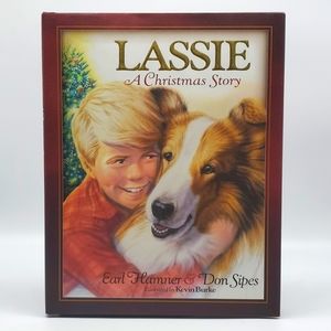 NWOT LASSIE A Christmas Story | Earl Hamner | Don Sipes | Christmas Picture Book